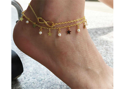 Gold Plated | Charm Anklets